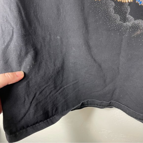 Amiri 2 Dove Love Birds T Shirt Fashion Amiri Authentic Black See Measurements - Picture 3 of 5